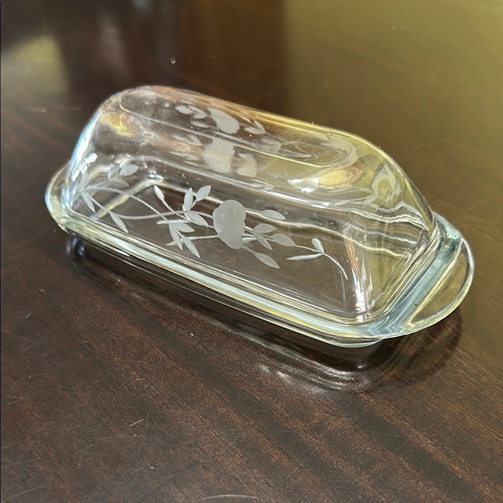 Princess House Heritage 1/4 lb butter dish